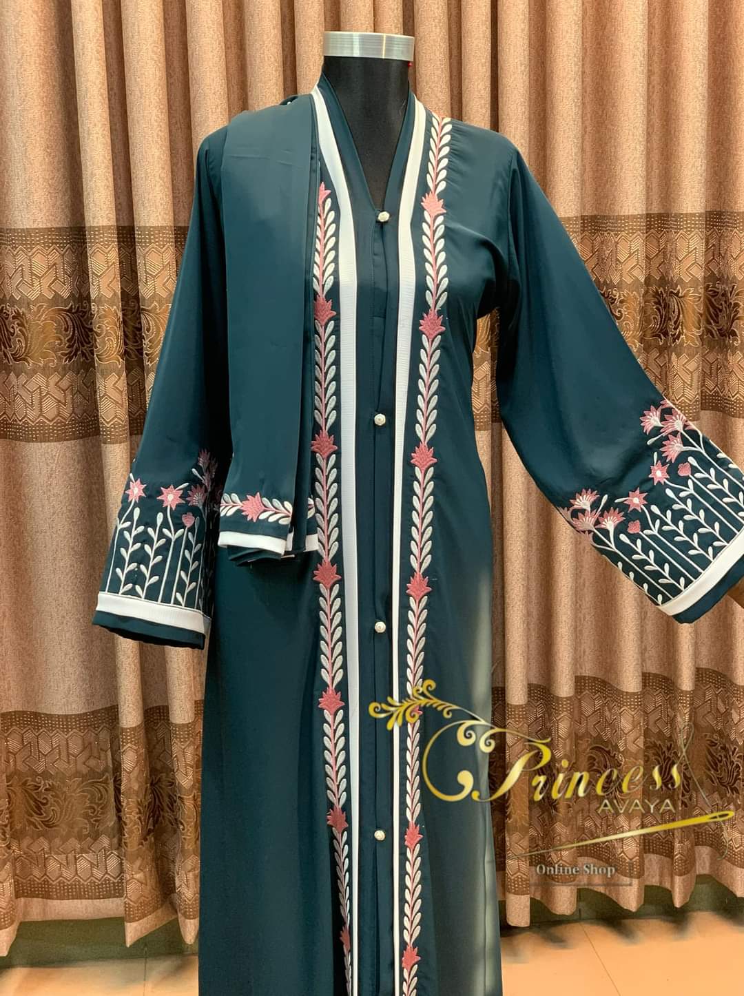 Picture of New degin dobai cerry embroidery premeum quality  borka