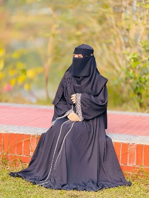 Picture of New degin dobai cerry fabric 200+gher borka always use and very comfortable design boka