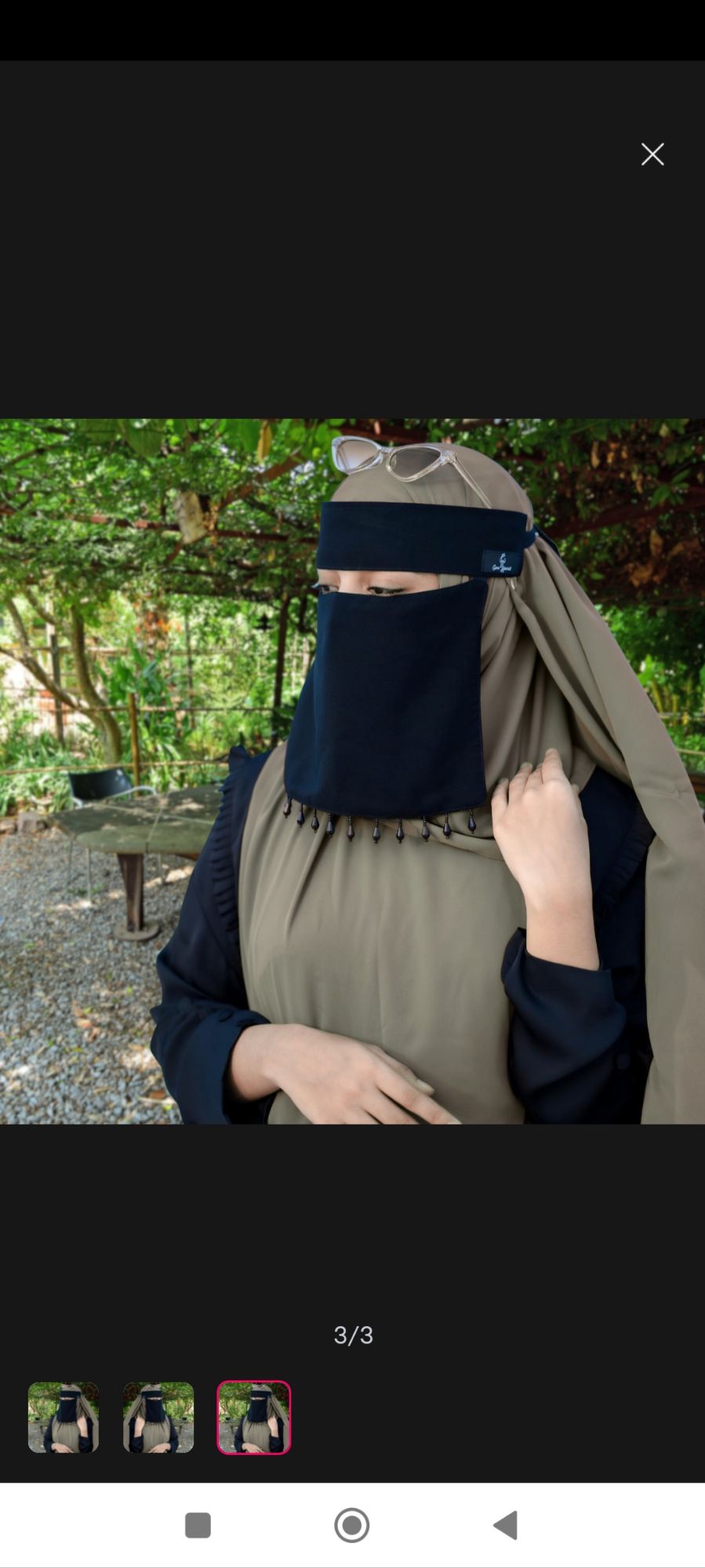 Picture of new design Arabian stylich premium quality niqab