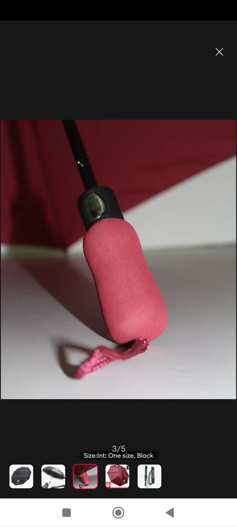 Picture of Umbrella BMW big size multifunctional auto open umbrella 08 shikh 100 % waterproof  umbrella