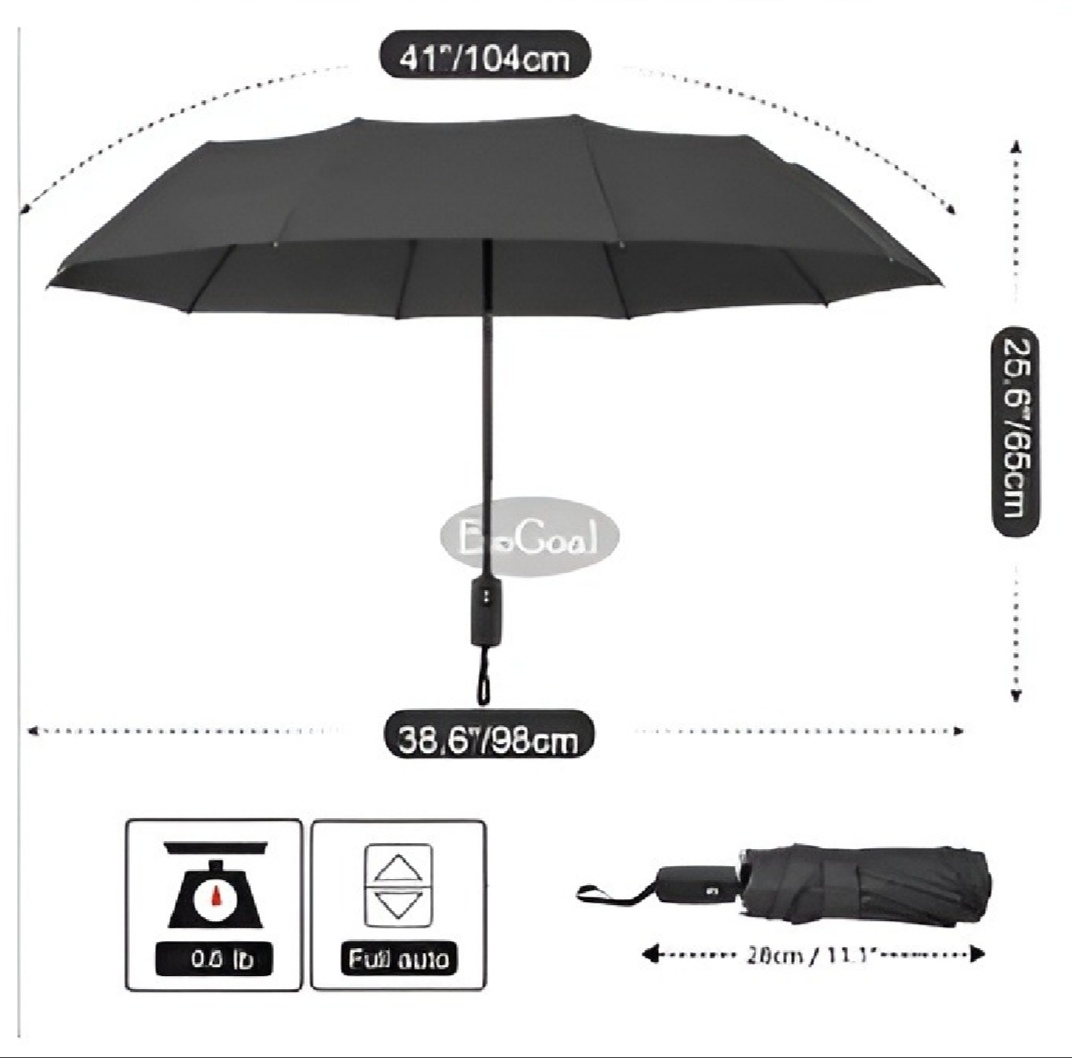 Picture of Moon umbrella umbrella world class auto open 10 shiks high quality  3 fold umbrella