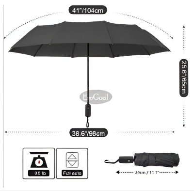 Picture of Moon umbrella umbrella world class auto open 10 shiks high quality  3 fold umbrella