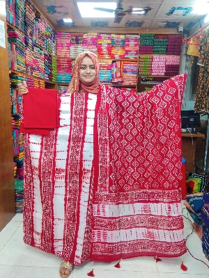 Picture of Batik Three Piece Set - Traditional Handcrafted Indonesian Home Decor