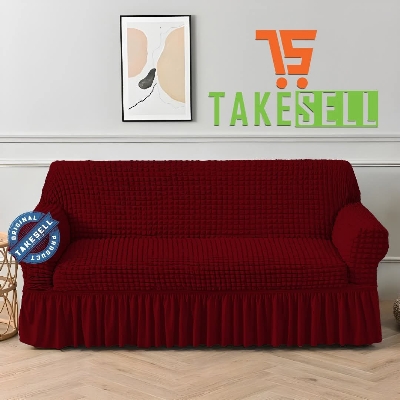 Picture of 3+1+1 seats spandex elastic sofa cover made in turkey