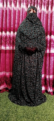 Picture of khimar hijab  nikab lilen long floor tuch for Muslim women nekab