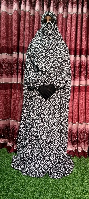 Picture of khimar hijab lilen long floor tuch for Muslim women nekab