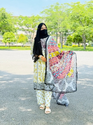 Picture of Cerry Black Hijab for Women Modest Fashion Headscarf Covering Full Face And Body