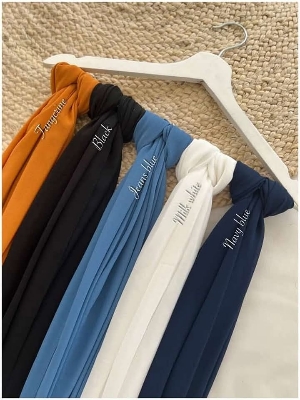 Picture of Cerry Black Hijab for Women Modest Fashion Headscarf Covering Full Face And Body