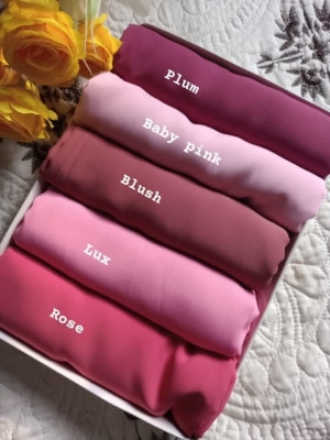 Picture of Hijab dobai cerry hijab 5pc combo pekej