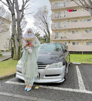 Picture of White Hijab Cerry Hijab