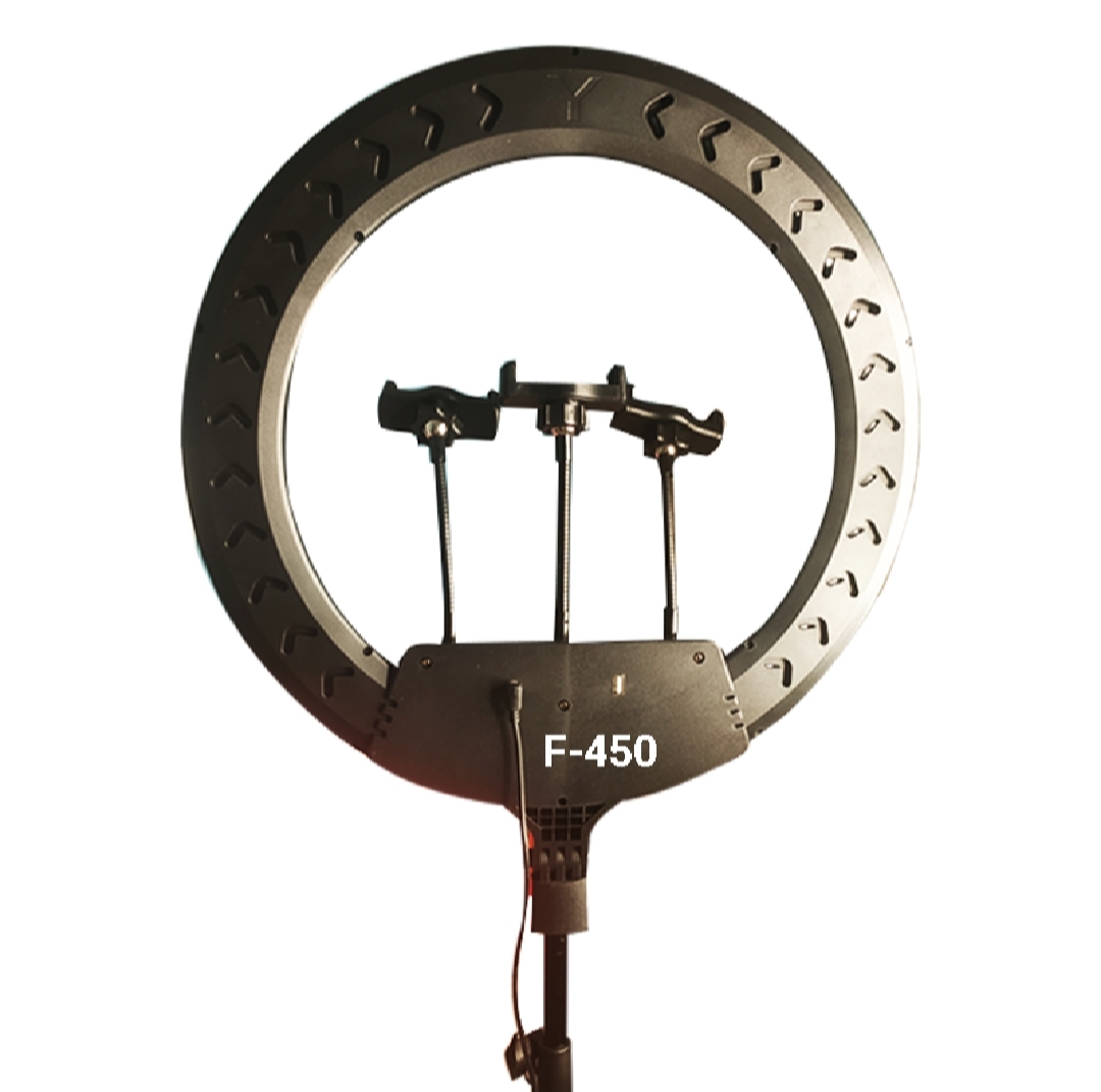 Picture of 18 inch remote control ring light photography live broadcasting and self and portrait with tripod for Smart phone