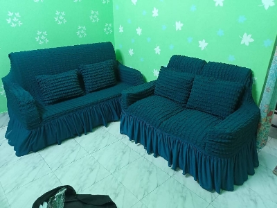 Picture of 3+1+1 seats spandex elastic sofa cover made in turkey