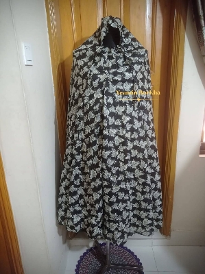 Picture of Long Hijab for Women Lilen Namajer Islamic Prayer Scarf Modesty Coverage Headscarf for Muslim Women