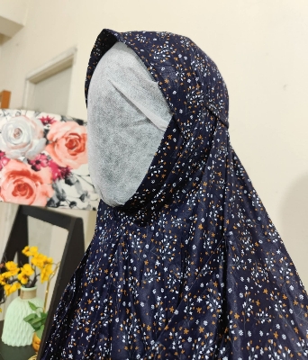 Picture of Long Hijab for Women Lilen Namajer Islamic Prayer Scarf Modesty Head Covering for Muslim Women And Girls