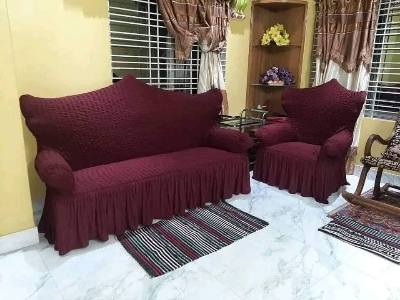 Picture of 3+1+1 seats spandex elastic sofa cover made in turkey
