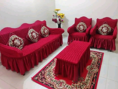 Picture of 3+1+1 seats spandex elastic sofa cover made in turkey