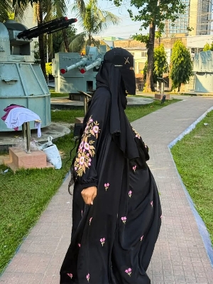 Picture of Burqa new degin dobai cerry embroidery burqa