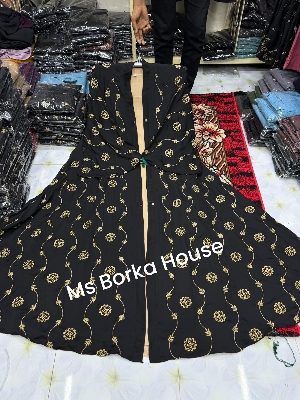 Picture of Burqa new degin dobai cerry febris embroidery burqa