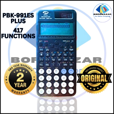 Picture of 2 Year Official Warranty Fx 991es Plus Calculator  best calculator for students color Black