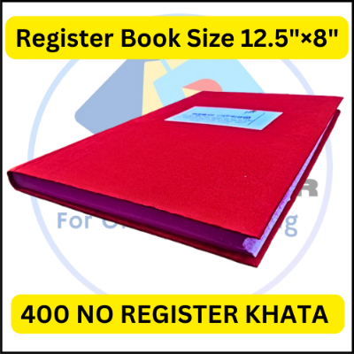 Picture of Register khata - Cloth register book, Best Quality Roll Register khata (400 page)
