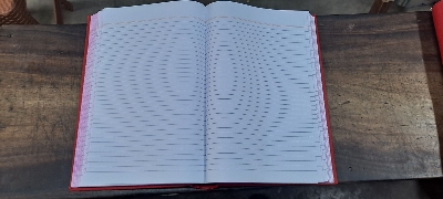 Picture of Register khata - Cloth register book, Best Quality Roll Register khata (400 page)