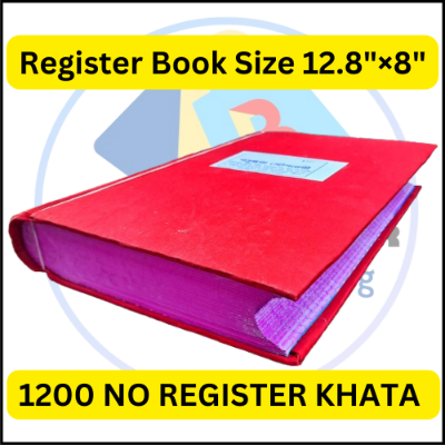 Picture of Register khata, Cloth register book, Best Binding. Roll Register (1200 page)