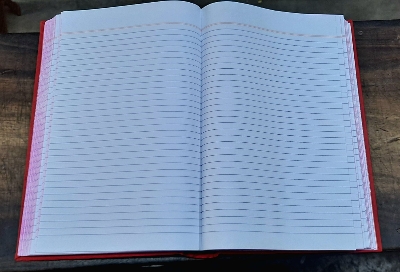 Picture of Register khata, Cloth register book, Best Binding. Roll Register (1200 page)