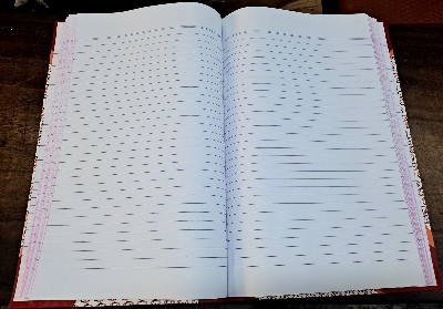 Picture of 400 No. Register khata, register book,Best Binding. Roll Register (400 page)