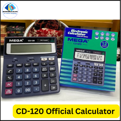 Picture of Mega mg cd 120 calculator 12 Digit - Dual Power CD-120 - 1pcs calculator