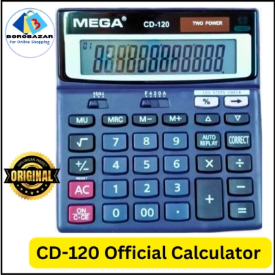 Picture of Mega mg cd 120 calculator 12 Digit - Dual Power CD-120 - 1pcs calculator