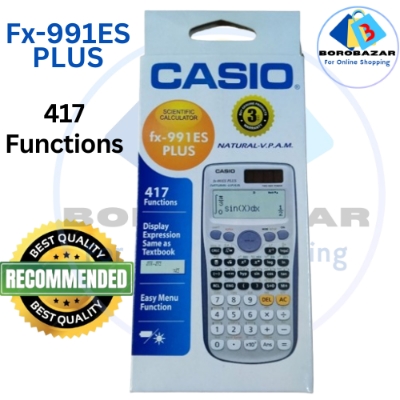 Picture of Fx 991 Es Plus Calculator, Sceintific calculator, fx 991 es plus calculator original, scientific calculator fx 991, 991 es plus calculator, 991es calculator, 991es plus calculator, best calculator for students. solar and Battery -  Color, Silver & Blue