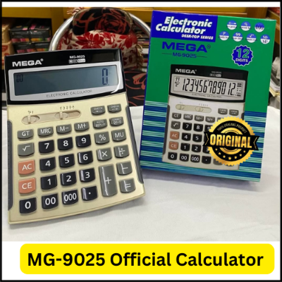 Picture of Mega mg 9025 calculator 12 Digit - Dual Power MG-9025 - 1pcs calculator