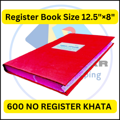 Picture of Register khata, Cloth register book , Best Quality Roll Register khata ( 600 page)