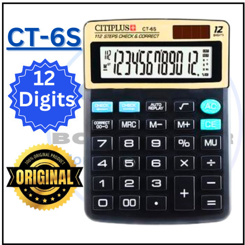 Picture of 12 - Digits Official Calculator ct 6s Calculator - citiplus ct-6s calculator