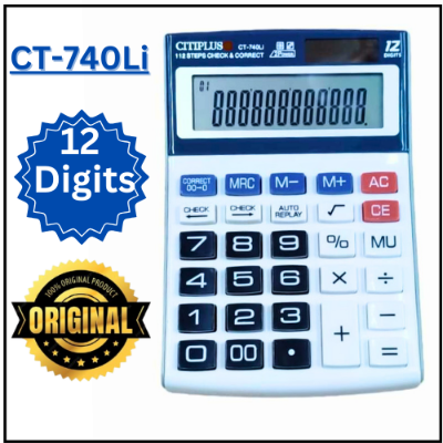 Picture of 12 - Digits Official Calculator ct-740Li Calculator - citiplus ct 740li calculator