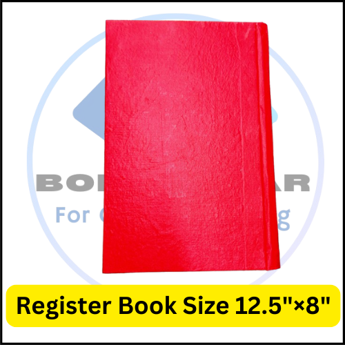 Picture of 500 No. Register khata, Cloth register book,Best Quality Roll Register khata ( 500 page)