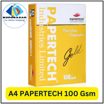 Picture of A4 100 gsm paper, a4 100 gsm 500 sheet. 1 ream for printing,