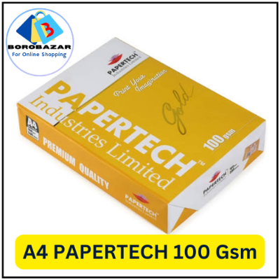 Picture of A4 100 gsm paper, a4 100 gsm 500 sheet. 1 ream for printing,