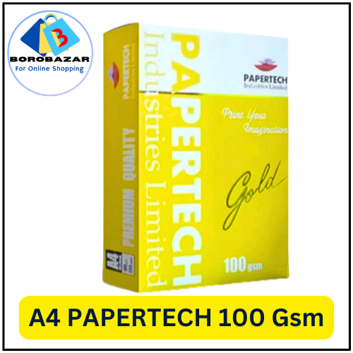 Picture of A4 100 gsm paper, a4 100 gsm 500 sheet. 1 ream for printing,