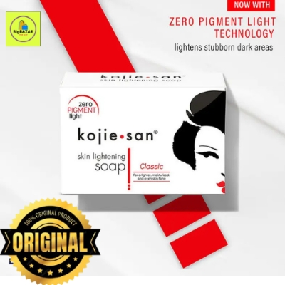 Picture of Kojie san soap original - kojic acid soap - kojie san Skin lightening soap  Real- 1 pcs - 135g