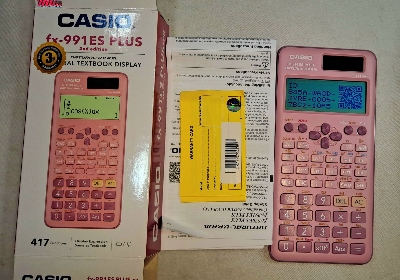 Picture of Fx 991 Es Plus Calculator ORGINAL , calculator fx 991, 991 es plus calculator, 991es calculator, 991es plus calculator, best calculator for students original, pink