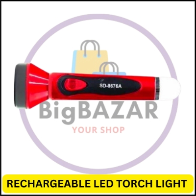 Picture of Rechargeable Led Torch Light SD7686A - Torch Light High Power - Led Flash Light SD-7686A - Led Torch Flashlight With USB Interface - Charger Light