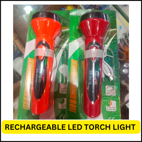 Picture of Rechargeable Led Torch Light SD7686A - Torch Light High Power - Led Flash Light SD-7686A - Led Torch Flashlight With USB Interface - Charger Light