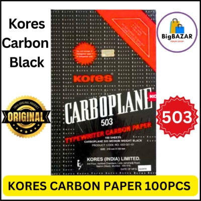 Picture of kores Carbon Paper ( Color Black) - 100 Pcs