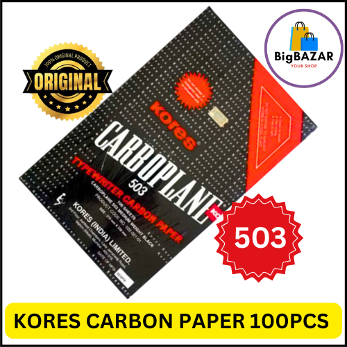Picture of kores Carbon Paper ( Color Black) - 100 Pcs