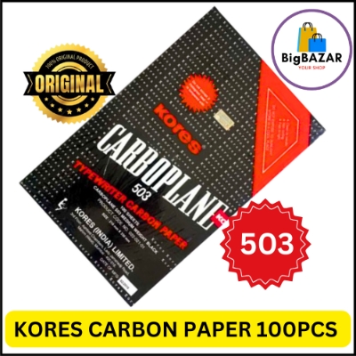 Picture of kores Carbon Paper ( Color Black) - 100 Pcs