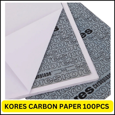 Picture of kores Carbon Paper ( Color Black) - 100 Pcs