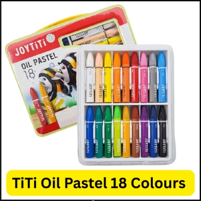 Picture of TiTi Oil Pastel 18 Colour ,  Premium Oil pastel colour
