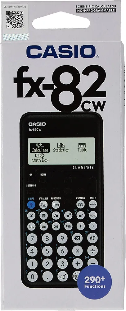 Picture of Fx 82CW Classwize Engineering Scientific calculator ,  290+ functions , 12 digit , Non Programmable Scientific calculator