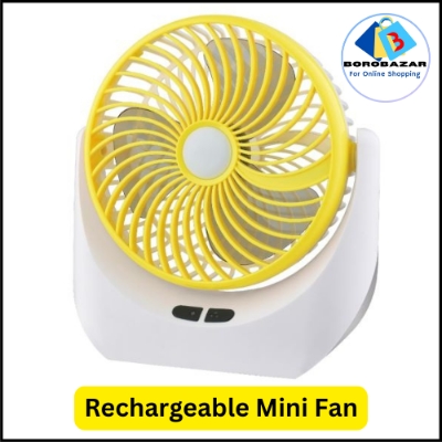 Picture of Lithium rechargeable mini table air cooling fan with LED light JOY SUPER 1880 Battery Power - 2400 mAh Place of origin : china